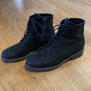 Blondo black lace up Vinny Ankle Boot